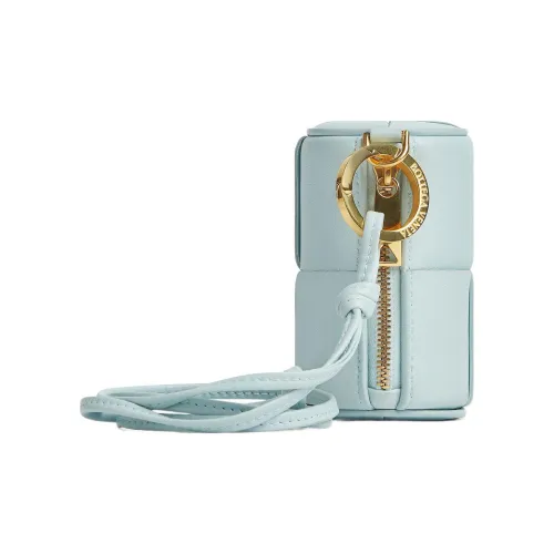 Bottega Veneta Овчина с коровьей кожей чехол для AirPods чехол для наушников женский утиного синего цвета