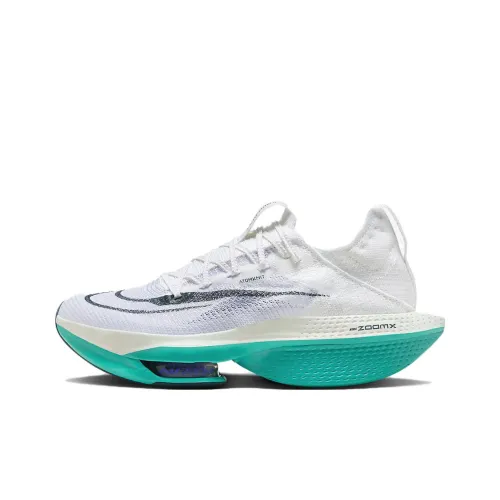Nike Air Zoom Alphafly Next% 2 Low Топ Повседневный Марафон Длинный Бег Гонка Беговые Кроссовки Мужской Белый Зеленый