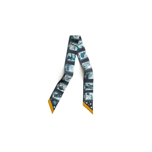 HERMES Шелковые шарфы для женщин многоцветные