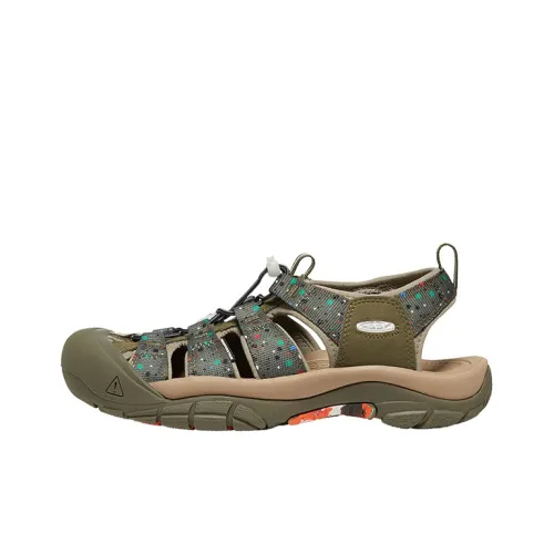 KEEN Newport Retro Дышащая Обувь для треккинга Мужская с принтом Яшма