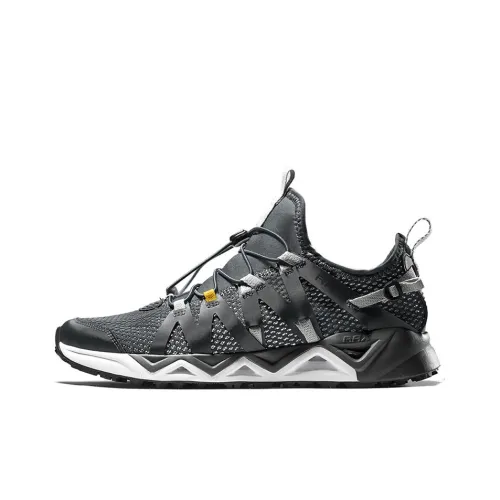 RAX Slip-resistant Abrasion-resistant Low Top Streetwear Men's Charcoal Black