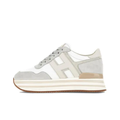 HOGAN H222 Амортизация Низкий Топ Повседневная Обувь Женская Белая