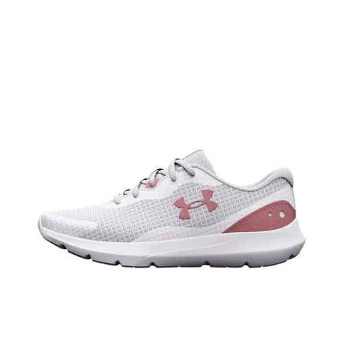 Under Armour Surge 3 Low Беговые кроссовки Женские Розовые Белые