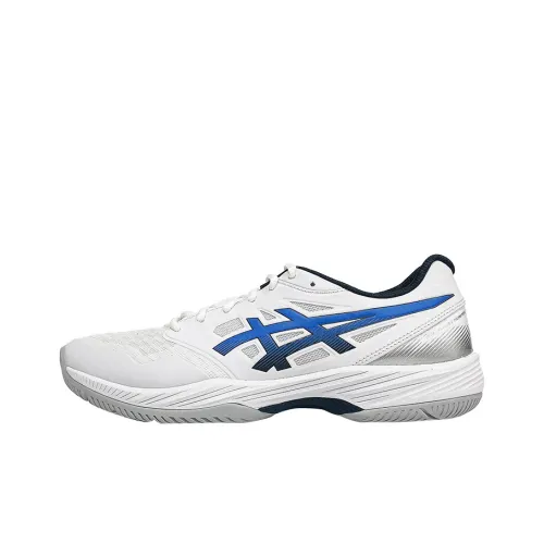 Asics Gel Court Hunter 3 Амортизация Низкий Топ Бадминтон Обувь Мужская Белый Синий