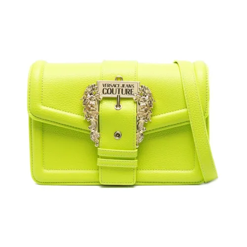 VERSACE JEANS COUTURE Полиэстер Сумка через плечо Сумка на плечо Женская Ярко-зеленая