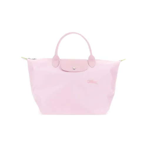 LONGCHAMP Le Pliage Green Нейлоновая сумка-пельмени средний размер женская светло-розовая