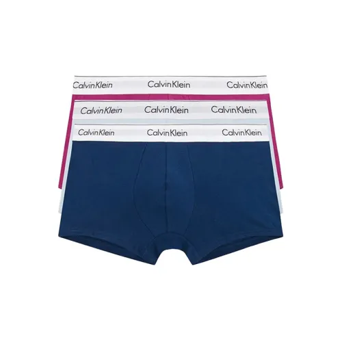Calvin Klein 3 упаковки Темно-синий + Светло-синий + Фиолетовый Мужские Штаны с стрелкой