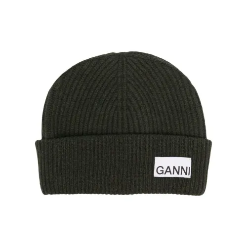 GANNI Шапки-бини Черный Женские