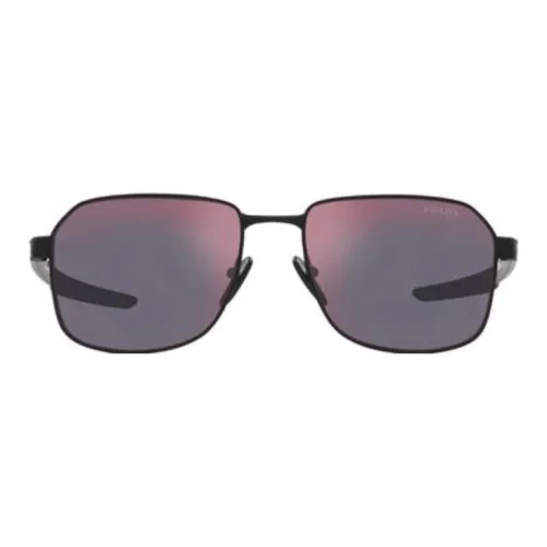 PRADA Металл Нерегулярная форма Солнцезащитные очки Мужской Черный