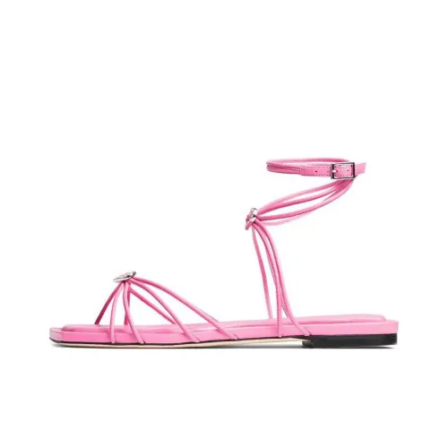 Jimmy Choo Indiya One Strap Sandals Women's Pink
