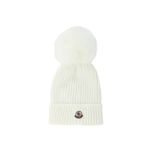 Moncler Шерстяные Шапки Белый Детский