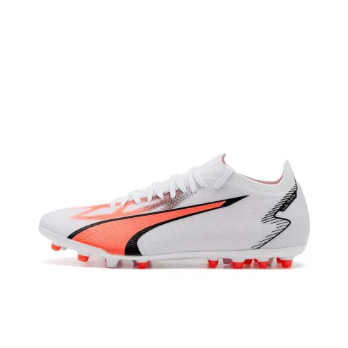 PUMA Ultra Match MG MULTI Ground Футбольные бутсы Мужские Белый Красный Черный
