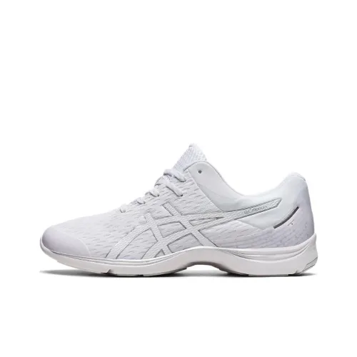 Asics Гель Moogee Аbrasion Resistant Низкий Топ Беговые кроссовки Унисекс Белый