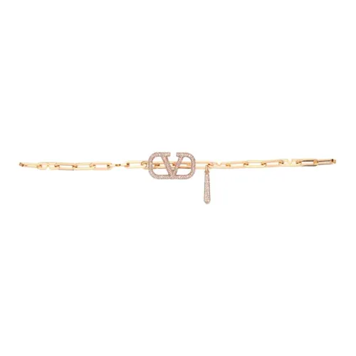 Valentino Металл Ремень Женские Золотой