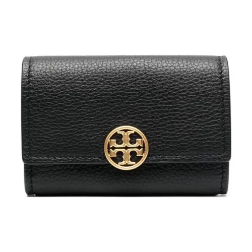 TORY BURCH Кошелек из коровьей кожи средний женский черный