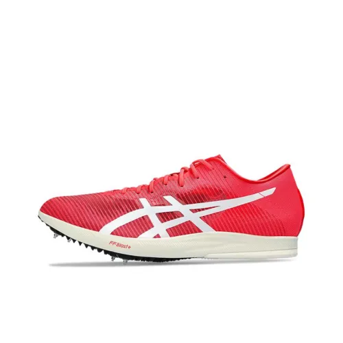 Asics Cosmoracer Износостойкий Дышащий Низкий Топ Повседневная Беговая Обувь Мужская Красный Белый