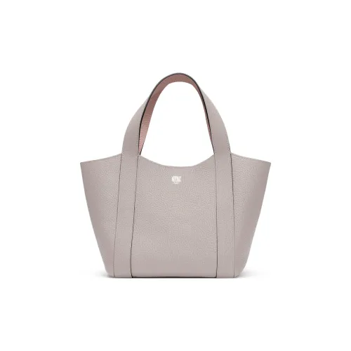 Moynat Сумка из коровьей кожи маленькая женская розовая серая