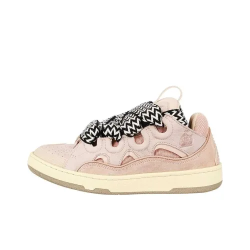Lanvin Curb Low Топ Скейтборд Кроссовки Женские Розовые