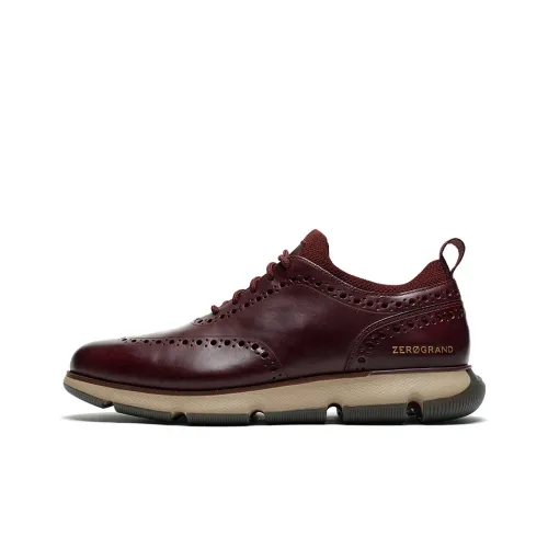 COLE HAAN Мужская повседневная обувь, низкий топ, бордовый цвет, мужской