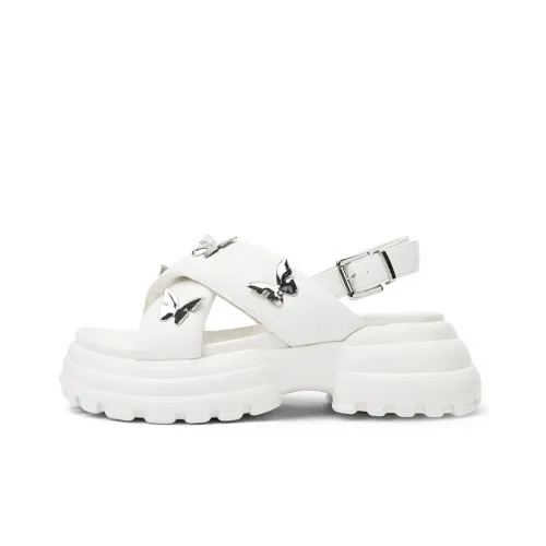 CAMEIDO Стильные сандалии 5,5 см женские белые