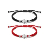 Богатство Пиксиу Стиль с черным шнуром + красная нить