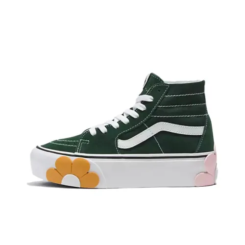 Vans SK8 Tapered Stackform Osf High Топ Кроссовки для скейтбординга Унисекс Зеленый Белый