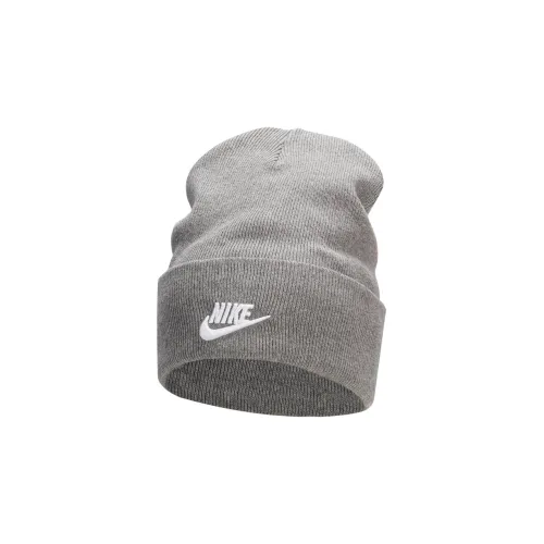 Nike Хлопок Шапки-бини Унисекс Серый