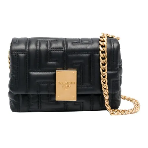 BALMAIN 1945 Sheepskin Crossbody Bag Shoulder Bag Women's Black