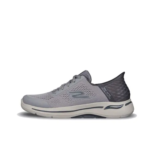Skechers Go Walk Arch Fit Устойчивый к истиранию Низкий Топ Casual Мужской Серый