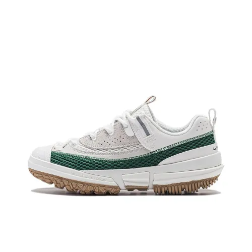 LINING Linchuan Lite Casual Низкий Топ Туманно-Белый/Ель-Зеленый Женский