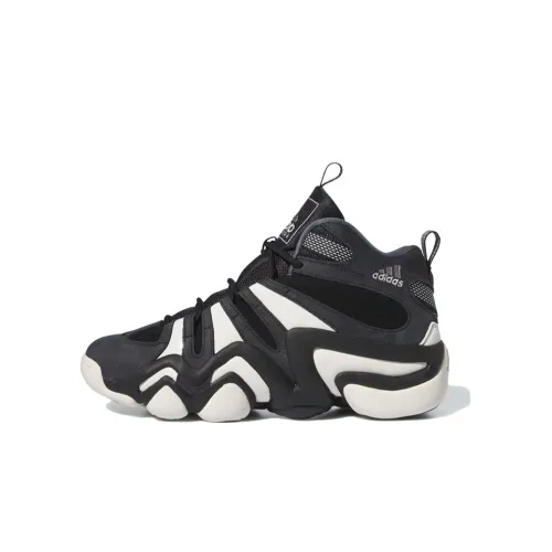 Adidas Crazy 8 Винтажные баскетбольные кроссовки MID Топ Черно-белая панда Унисекс