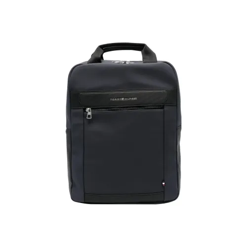 Tommy Hilfiger Полиуретан Рюкзак Стандартный Мужской Синий Черный