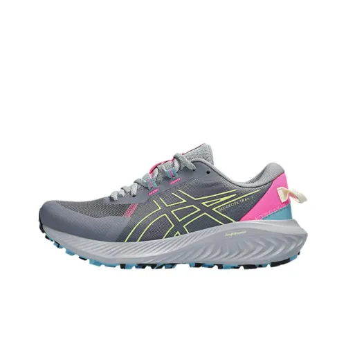 Asics Gel Excite Trail 2 Low Топ Беговые кроссовки Женские Серый Зеленый