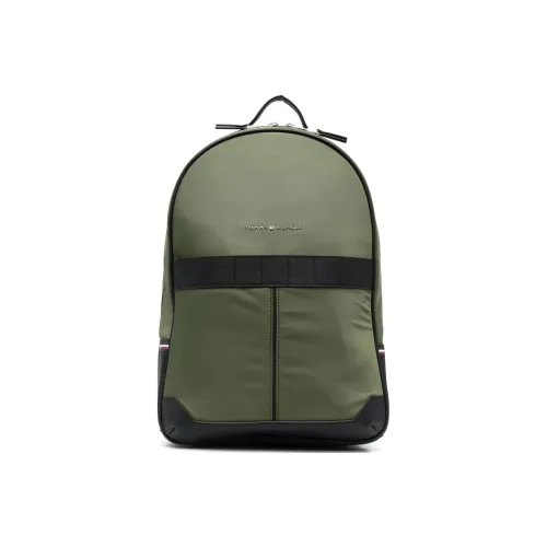 Tommy Hilfiger Artificial Leather Backpack Standard Men's Green Томми Хилфигер Искусственная Кожа Рюкзак Стандартный Мужской Зеленый