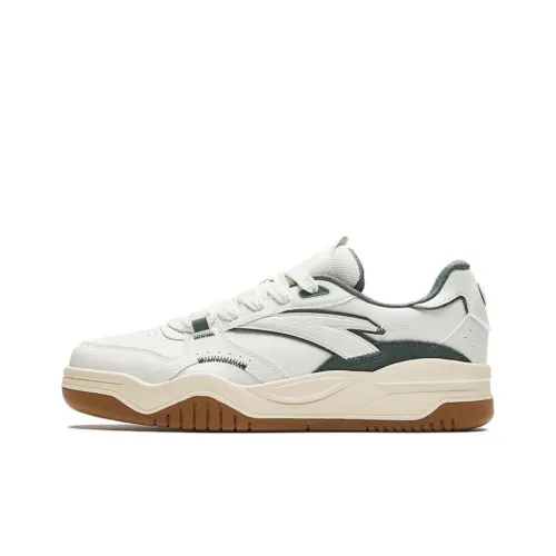 ANTA Wave Shoe Lower Resistant Shock Absorbers Low Top Skateboard Shoes Women Elephant Bone Gray