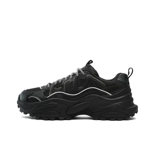 FILA CELLA Низкий Топ Casual Мужской Черный