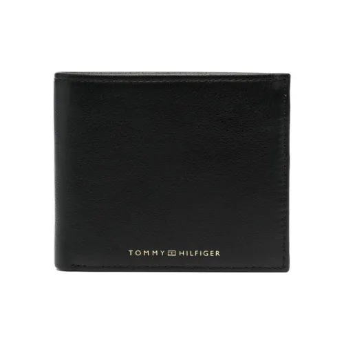 Tommy Hilfiger Телячья кожа Кошелек Стандартный Мужской Черный