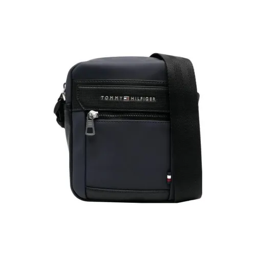 Tommy Hilfiger Полиуретан Курьерская Сумка Сумка через плечо Мужская Морской Синий