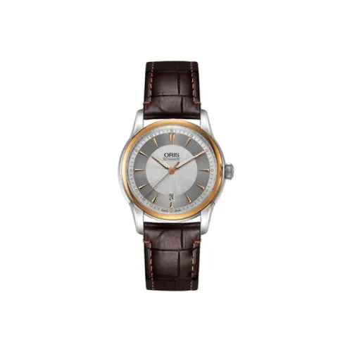 Oris Автоматический Механический Механизм Мужские Часы 40,5 мм Серебряный