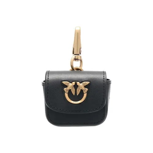 PINKO Телячья кожа Camera Сумка с чехлом для наушников Женская Черная