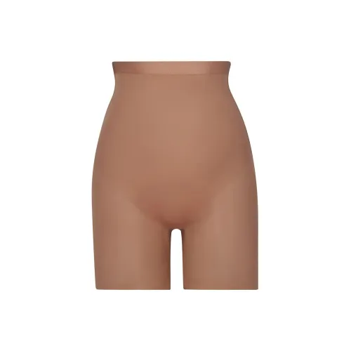 SKIMS Barely THERE LOW Спина Короткий Повседневные шорты Женские Sienna Темно-оранжевый