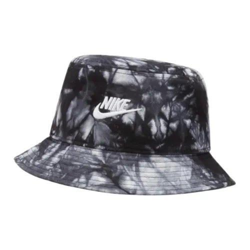 NIKE Cotton Bucket Hats Серый Унисекс