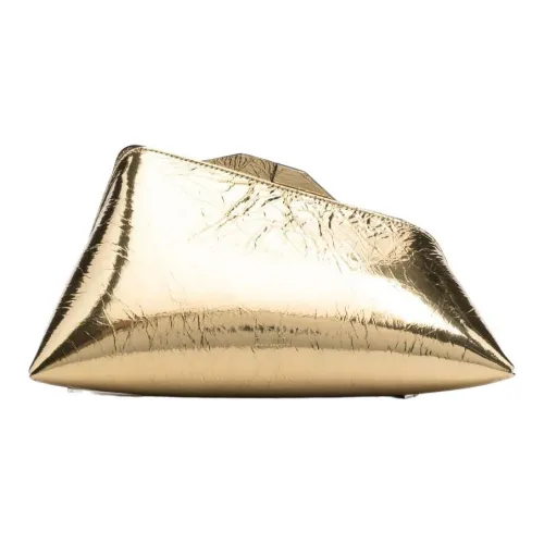 The Attico Клатч из козьей кожи женский золотой