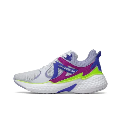 New Balance совместный бренд Амортизация Быстросохнущий Поддержка Низкий Топ Беговые кроссовки Женские Белый Фиолетовый