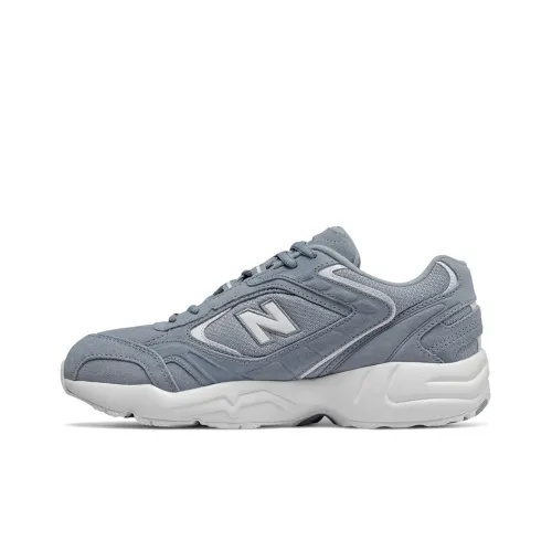New Balance NB 452 Low Топ Беговые кроссовки Унисекс Серый Белый D Ширина