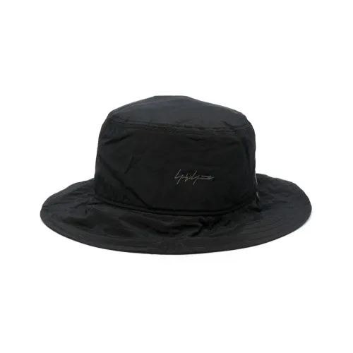 Yohji Yamamoto Нейлон Шляпы ведра Мужской Черный