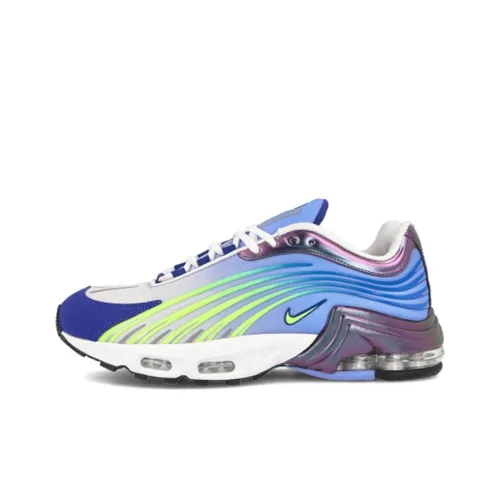 Nike Air Max Plus 2 Амортизация Износостойкий Низкий Топ Беговые кроссовки Унисекс Синий Желтый