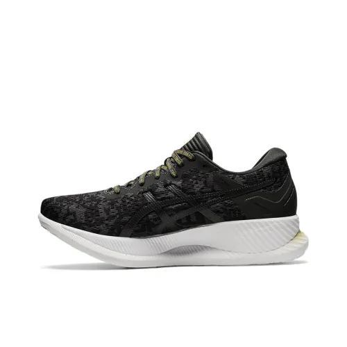 Asics Glideride 1 Low Топ Повседневные Беговые Кроссовки Женские Черные Желтые