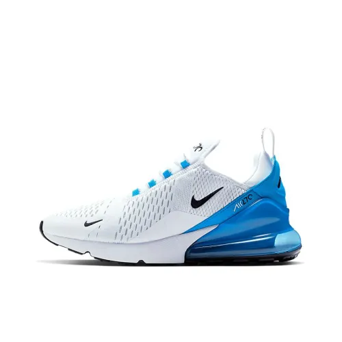 Nike Air Max 270 Low Беговые кроссовки Мужские Белые Синие