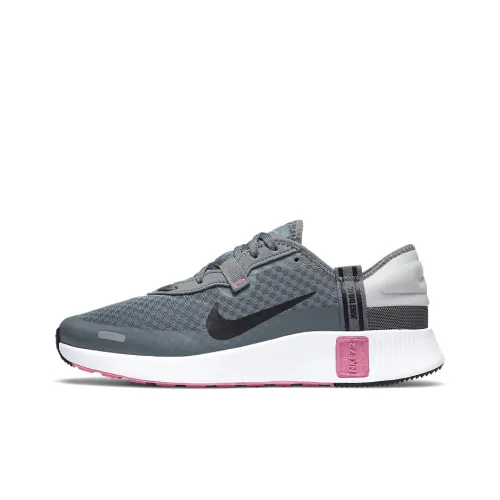 Nike Reposto Low Беговые кроссовки Женские Серый Розовый